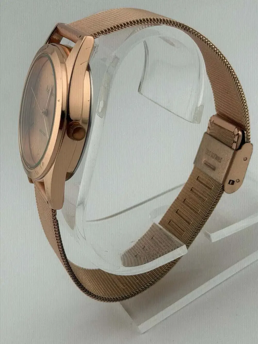 BOGO!-Appolus New York Watch with Rose Gold Mesh Band NEW BATTERY